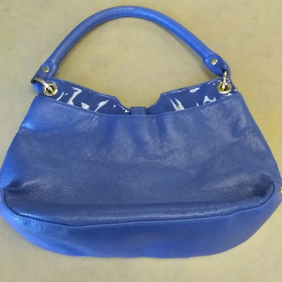Gianni Bini Blue Vegan Leather shoulder bag - Picture 3 of 8